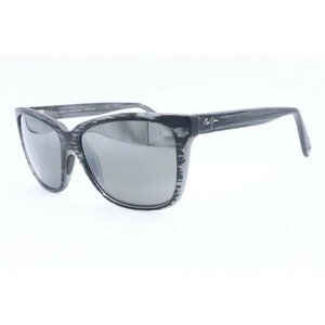 Maui Jim Jacaranda MJ 763-11MS Square Gray Sunglasses Polarized Gray Lens (B)